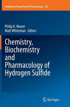 Whiteman / Moore |  Chemistry, Biochemistry and Pharmacology of Hydrogen Sulfide | Buch |  Sack Fachmedien