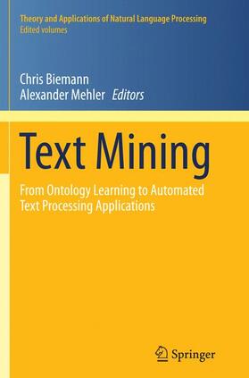 Mehler / Biemann |  Text Mining | Buch |  Sack Fachmedien