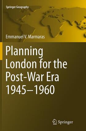 Marmaras |  Planning London for the Post-War Era 1945-1960 | Buch |  Sack Fachmedien