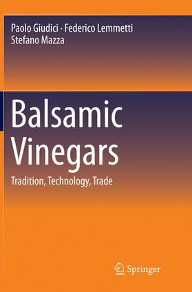 Giudici / Mazza / Lemmetti |  Balsamic Vinegars | Buch |  Sack Fachmedien