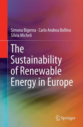 Bigerna / Bollino / Micheli |  The Sustainability of Renewable Energy in Europe | Buch |  Sack Fachmedien