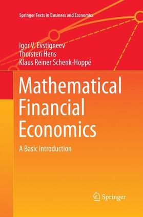 Evstigneev / Schenk-Hoppé / Hens |  Mathematical Financial Economics | Buch |  Sack Fachmedien