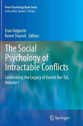 Sharvit / Halperin |  The Social Psychology of Intractable Conflicts | Buch |  Sack Fachmedien