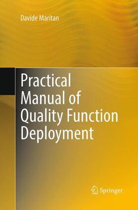 Maritan |  Practical Manual of Quality Function Deployment | Buch |  Sack Fachmedien