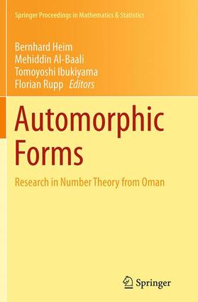 Heim / Rupp / Al-Baali |  Automorphic Forms | Buch |  Sack Fachmedien