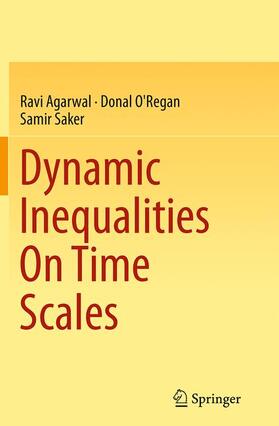 Agarwal / Saker / O'Regan |  Dynamic Inequalities On Time Scales | Buch |  Sack Fachmedien