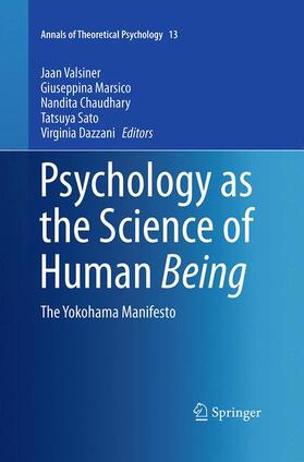 Valsiner / Marsico / Dazzani |  Psychology as the Science of Human Being | Buch |  Sack Fachmedien
