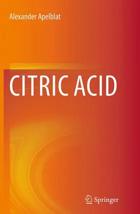 Apelblat |  Citric Acid | Buch |  Sack Fachmedien