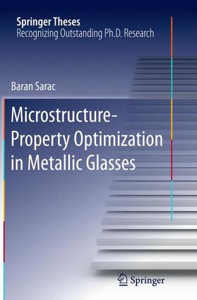 Sarac |  Microstructure-Property Optimization in Metallic Glasses | Buch |  Sack Fachmedien