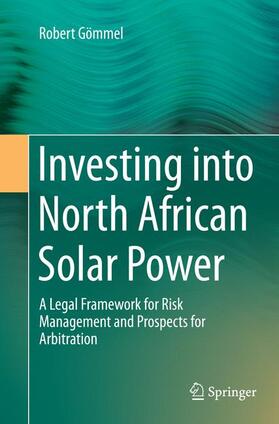 Gömmel |  Investing into North African Solar Power | Buch |  Sack Fachmedien