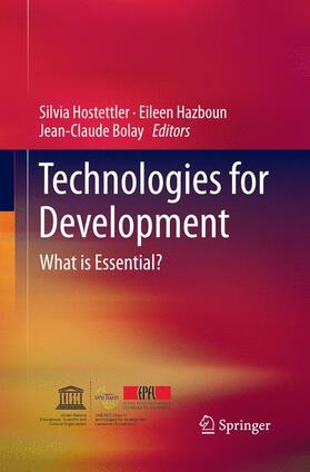 Hostettler / Bolay / Hazboun |  Technologies for Development | Buch |  Sack Fachmedien
