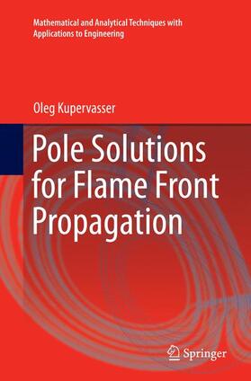 Kupervasser |  Pole Solutions for Flame Front Propagation | Buch |  Sack Fachmedien