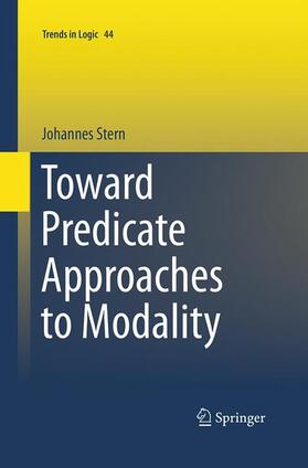 Stern |  Toward Predicate Approaches to Modality | Buch |  Sack Fachmedien