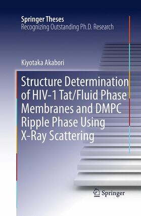 Akabori |  Structure Determination of HIV-1 Tat/Fluid Phase Membranes and DMPC Ripple Phase Using X-Ray Scattering | Buch |  Sack Fachmedien