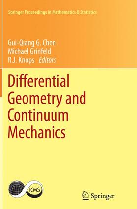 Chen / Knops / Grinfeld |  Differential Geometry and Continuum Mechanics | Buch |  Sack Fachmedien