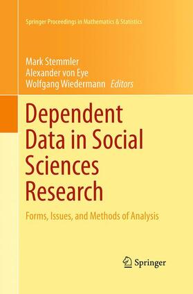 Stemmler / Wiedermann / von Eye |  Dependent Data in Social Sciences Research | Buch |  Sack Fachmedien
