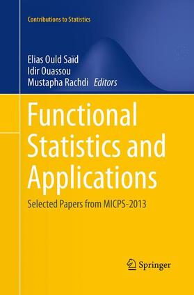 Ould Saïd / Rachdi / Ouassou |  Functional Statistics and Applications | Buch |  Sack Fachmedien