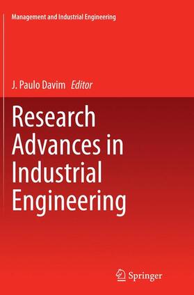 Davim |  Research Advances in Industrial Engineering | Buch |  Sack Fachmedien