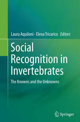 Tricarico / Aquiloni |  Social Recognition in Invertebrates | Buch |  Sack Fachmedien