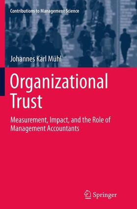 Mühl |  Organizational Trust | Buch |  Sack Fachmedien