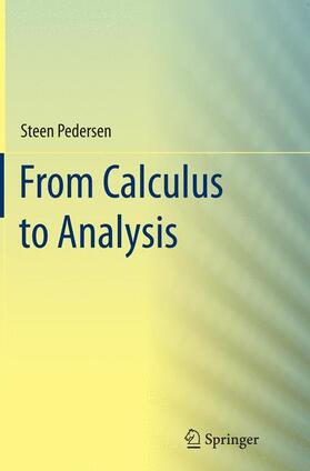 Pedersen |  From Calculus to Analysis | Buch |  Sack Fachmedien