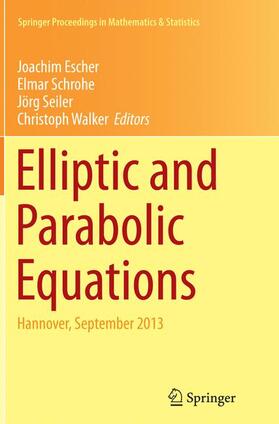 Escher / Walker / Schrohe |  Elliptic and Parabolic Equations | Buch |  Sack Fachmedien