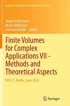 Fuhrmann / Rohde / Ohlberger |  Finite Volumes for Complex Applications VII-Methods and Theoretical Aspects | Buch |  Sack Fachmedien
