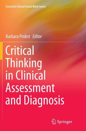 Probst |  Critical Thinking in Clinical Assessment and Diagnosis | Buch |  Sack Fachmedien