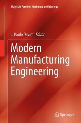 Davim |  Modern Manufacturing Engineering | Buch |  Sack Fachmedien