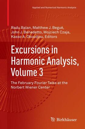 Balan / Begué / Okoudjou |  Excursions in Harmonic Analysis, Volume 3 | Buch |  Sack Fachmedien