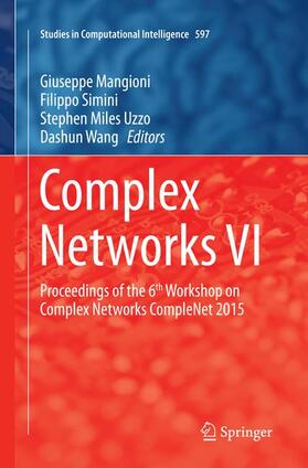 Mangioni / Wang / Simini |  Complex Networks VI | Buch |  Sack Fachmedien