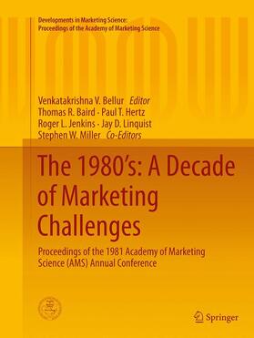 Bellur |  The 1980¿s: A Decade of Marketing Challenges | Buch |  Sack Fachmedien