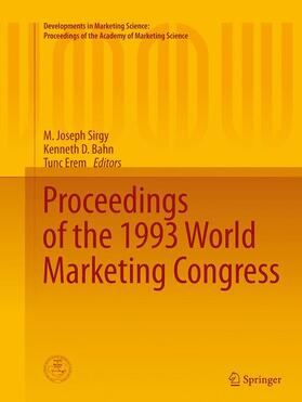 Sirgy / Erem / Bahn |  Proceedings of the 1993 World Marketing Congress | Buch |  Sack Fachmedien