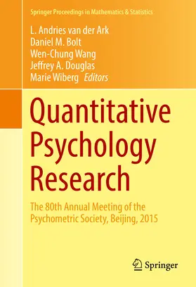 van der Ark / Bolt / Wang |  Quantitative Psychology Research | eBook | Sack Fachmedien