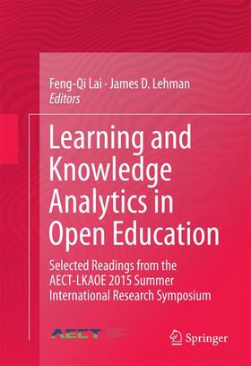 Lehman / Lai |  Learning and Knowledge Analytics in Open Education | Buch |  Sack Fachmedien