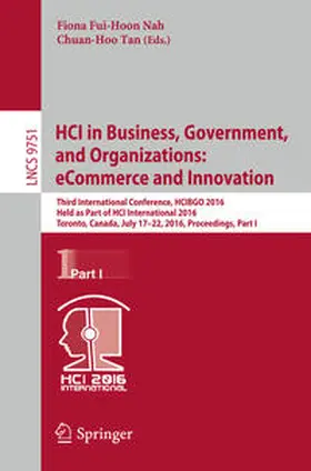 Nah / Tan |  HCI in Business, Government, and Organizations: eCommerce and Innovation | eBook | Sack Fachmedien