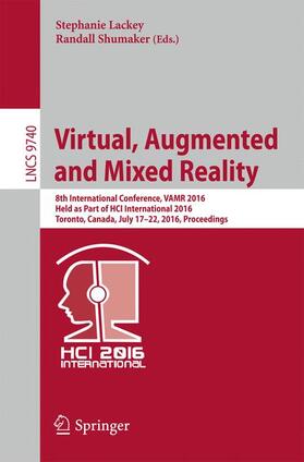 Shumaker / Lackey |  Virtual, Augmented and Mixed Reality | Buch |  Sack Fachmedien