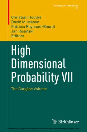 Houdré / Mason / Reynaud-Bouret |  High Dimensional Probability VII | eBook | Sack Fachmedien