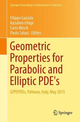 Gazzola / Salani / Ishige |  Geometric Properties for Parabolic and Elliptic PDE's | Buch |  Sack Fachmedien