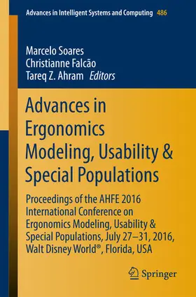 Soares / Falcão / Ahram |  Advances in Ergonomics Modeling, Usability & Special Populations | eBook | Sack Fachmedien