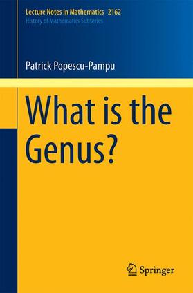 Popescu-Pampu |  What is the Genus? | Buch |  Sack Fachmedien