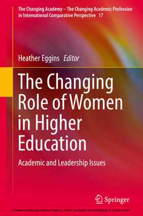 Eggins |  The Changing Role of Women in Higher Education | eBook | Sack Fachmedien