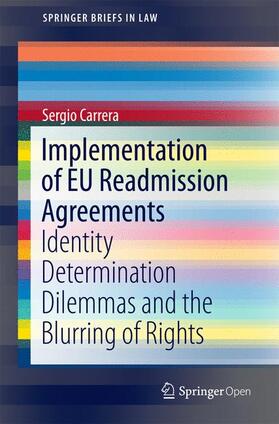 Carrera |  Implementation of EU Readmission Agreements | Buch |  Sack Fachmedien