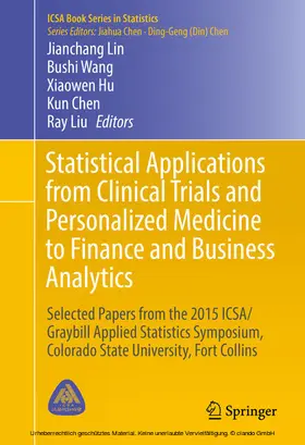 Lin / Wang / Hu |  Statistical Applications from Clinical Trials and Personalized Medicine to Finance and Business Analytics | eBook | Sack Fachmedien