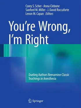 Scher / Clebone / Capan |  You¿re Wrong, I¿m Right | Buch |  Sack Fachmedien