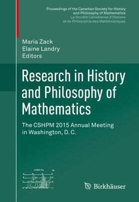 Landry / Zack |  Research in History and Philosophy of Mathematics | Buch |  Sack Fachmedien
