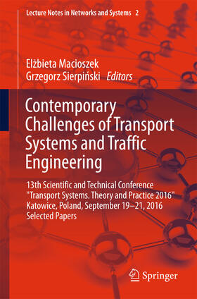 Macioszek / Sierpinski / Sierpinski |  Contemporary Challenges of Transport Systems and Traffic Engineering | eBook | Sack Fachmedien