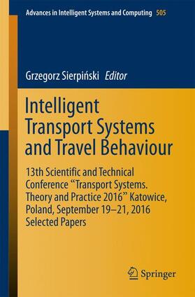 Sierpinski / Sierpinski |  Intelligent Transport Systems and Travel Behaviour | Buch |  Sack Fachmedien