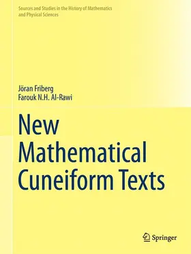 Friberg / Al-Rawi |  New Mathematical Cuneiform Texts | Buch |  Sack Fachmedien