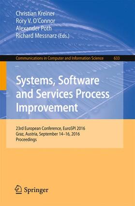 Kreiner / Messnarz / O'Connor |  Systems, Software and Services Process Improvement | Buch |  Sack Fachmedien